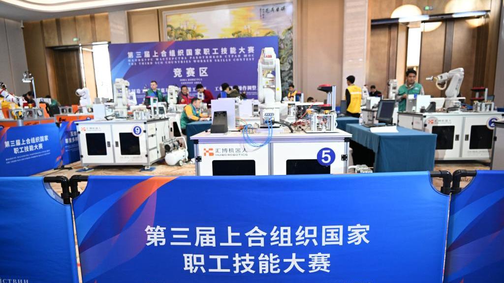 3rd SCO Countries Worker Skills Contest kicks off in Qingdao, China's Shandong